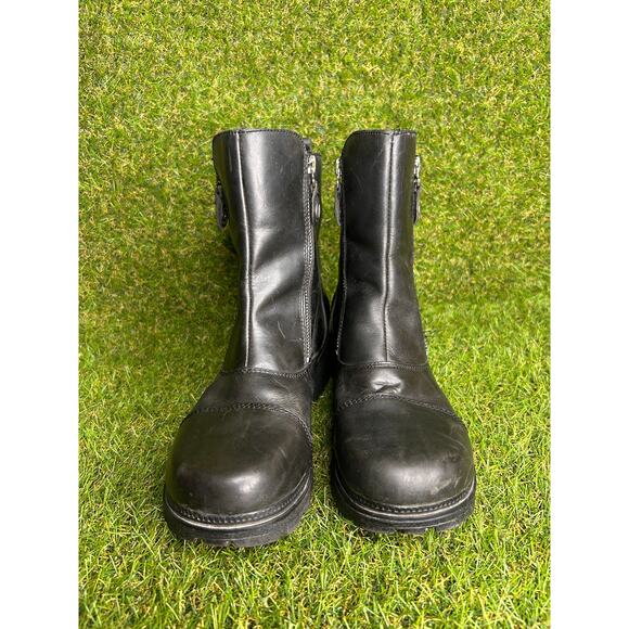 Harley Davidson Women's Amherst Short Biker Boot 8 - Picture 4 of 14